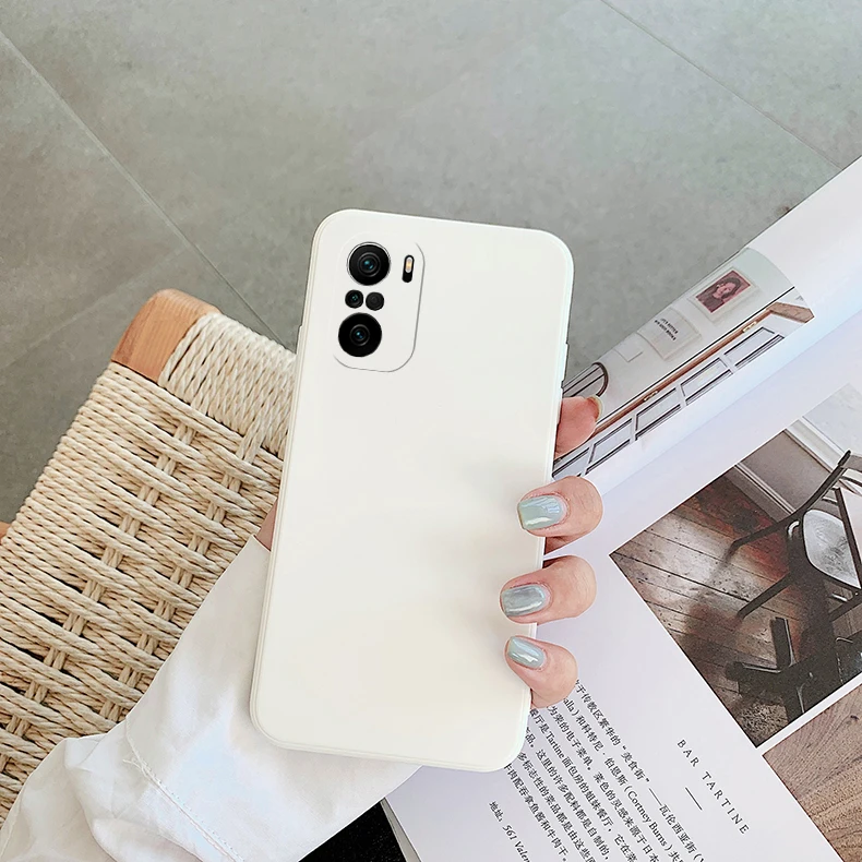 Für XiaoMi RedMi Hinweis 10 10s 10T 10 Pro Platz Flüssigkeit Silikon Fall Hinweis 9 9S 9T 9A 9AT NOTE10 5G 4G Mode Gummi Weichen_voghion.com