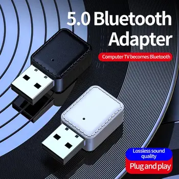 

Bluetooth 5.0 Receiver USB Wireless Bluetooth Adapter Audio Dongle For PC Computer Laptop Earphone Portable USB Transmitter
