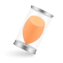 Горячая капля-образная губка Порошковая пудра оранжевый коричневый Смешивание косметическая пуховка для восстановление лица основа крем румяна и консилер