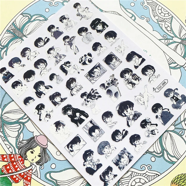 TSC-212 TSC-213 Cartoon anime character 3D Back glue Nail Art Stickers Decals Sliders Nail ornament decoration TSC-268