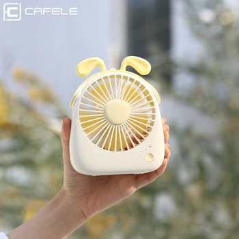 

Cafele Mini USB Fan Summer Air Cooling Portable Handheld Rechargeable Desktop Desk Fan Small Mute Office Home Travel Car Fan
