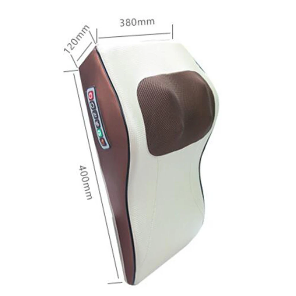 Durable Neck Massager Pillow Back Massager Shiatsu 3D Massager for Muscle Vibration Neck Back Massager