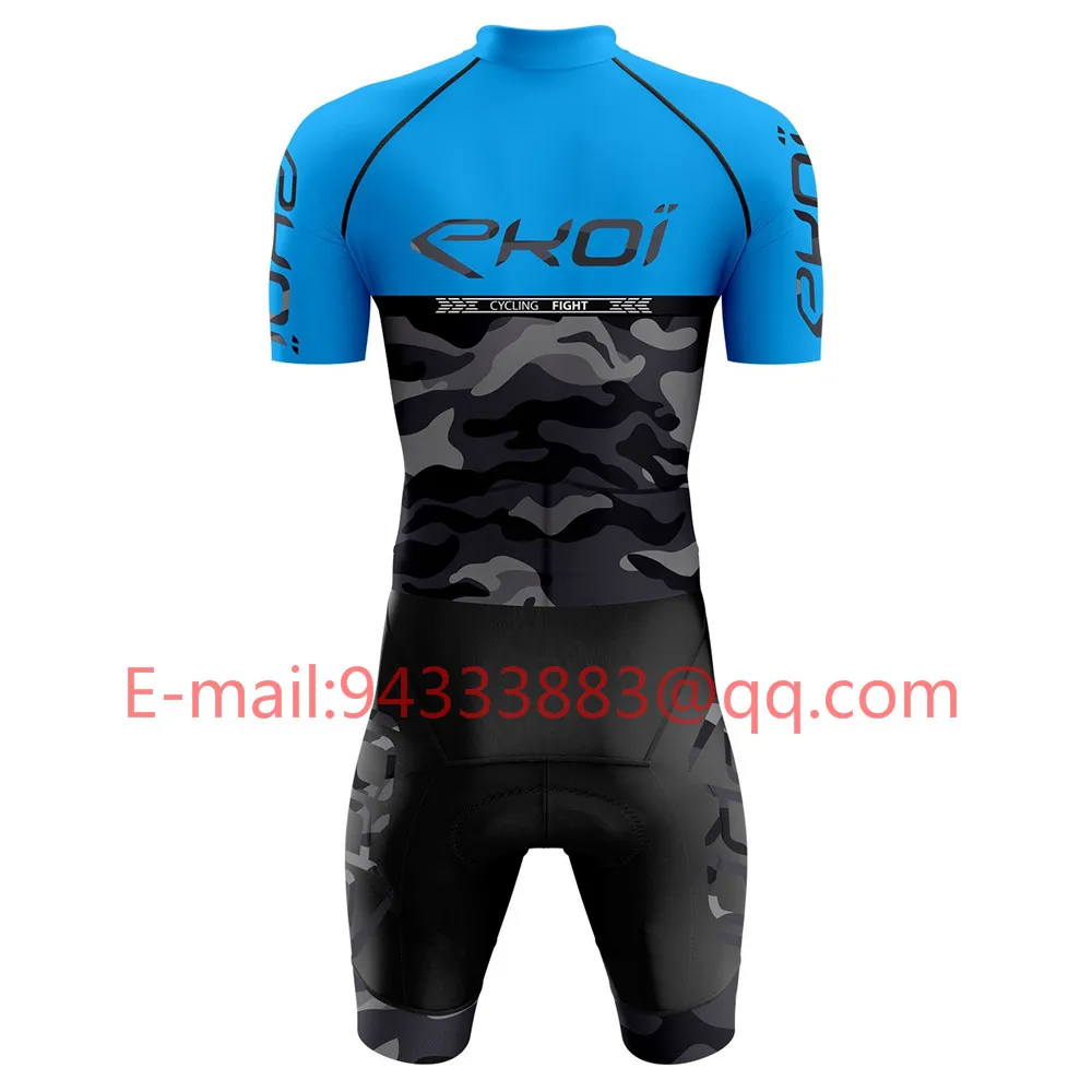EKOI men cycling skinsuit 2019 new summer jumpsuit pro team bike bodysuit custom triathlon suit ropa ciclismo hombre swimwear