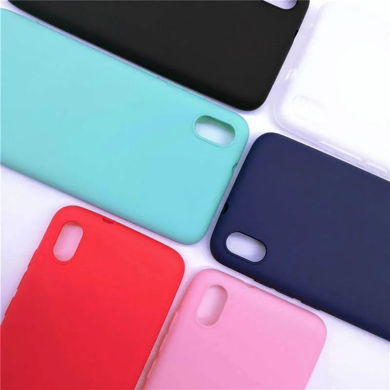 Силиконовый чехол-сумка для Xiaomi Redmi 7a чехлы с полной защитой мягкая задняя крышка