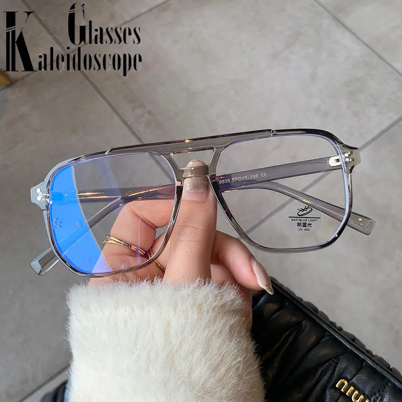 Eyeglasses Frames Eyeglass Frames Optical Glasses Anti Blue Light Blocking Glasses Frames Women Vintage Computer Eyeglasses Men Retro Spectacles Frame Female Optical Luxury Color