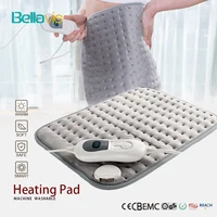 220-240V 100W 40*30cm Microplush Electric Heating Pad for Abdomen Waist Back Pain Relief Winter Warmer 3 Heat Controller EU Plug 1