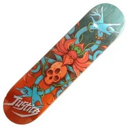 Street Action Skateboard Professional Deck Accessories Double Rocker Skateboard Maple Wood Patineta Outdoor Sports