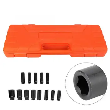 

13 pcs / Set 1/2 Inch Deep Impact Socket Tool Set 13-32mm for Garage Workshop for auto repair