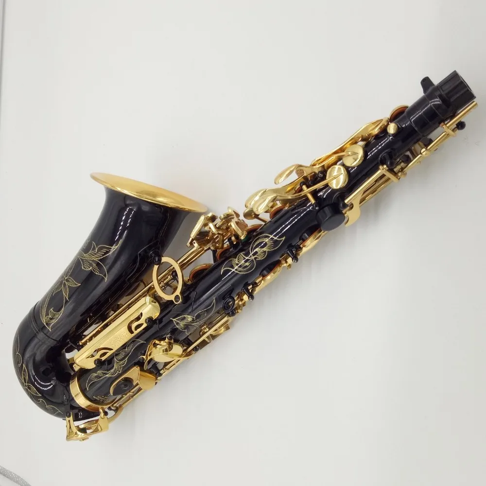 Высококачественный профессиональный саксофон-альт NAIPUTESI NAS-992 Eb черная краска Золотой Ключ альт саксофон 992 с аксессуарами чехол для переноски