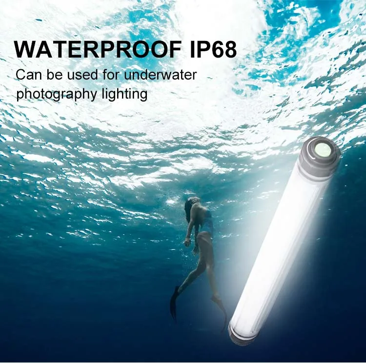 Водонепроницаемый походный светильник IP68 8000 мАч аккумулятор USB Перезаряжаемый походный тент светильник Powerbank видео светильник для всплывающей палатки рыбалки