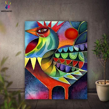 

DIY Colorings Pictures by Numbers with Colors Color of Chicken Picture Drawing Painting by Numbers Framed Home Abstract Canvas