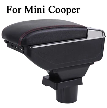 

Armrest Organize box For BMW Mini Cooper 7 USB With Lamp Panel Extented