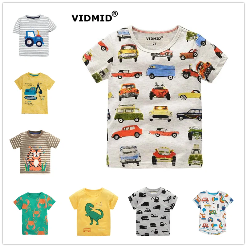 От бренда &quotVIDMID&quot 1 до 10 лет Детская футболка для мальчиков детская одежда