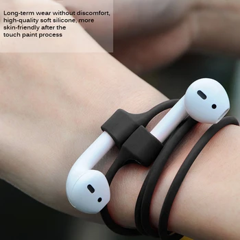 

Silicone Magnetic Earhook Wireless Earphone Anti-Lost Rope Protective Soft Lanyard For Airpods Wireless Earphone Rope
