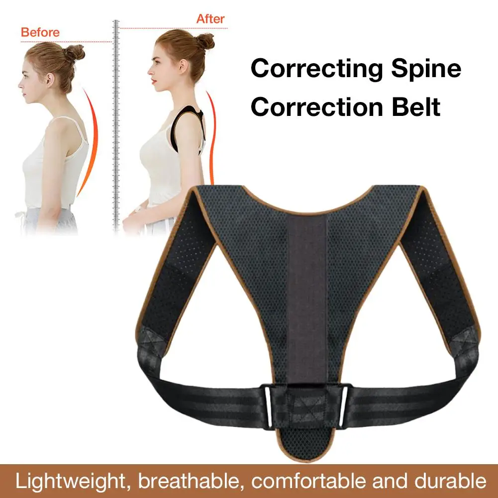Brace Support Belt Adjustable Back Posture Corrector Clavicle Spine Back Shoulder Lumbar Posture Correction Fitness Accessory