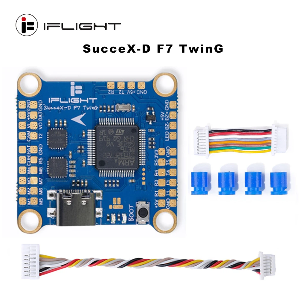 IFlight SucceX-D F7 TwinG V2.1 Flight Controller (HD Version)with USB Type-C connector 30.5*30.5mm for FPV system Racing Drone
