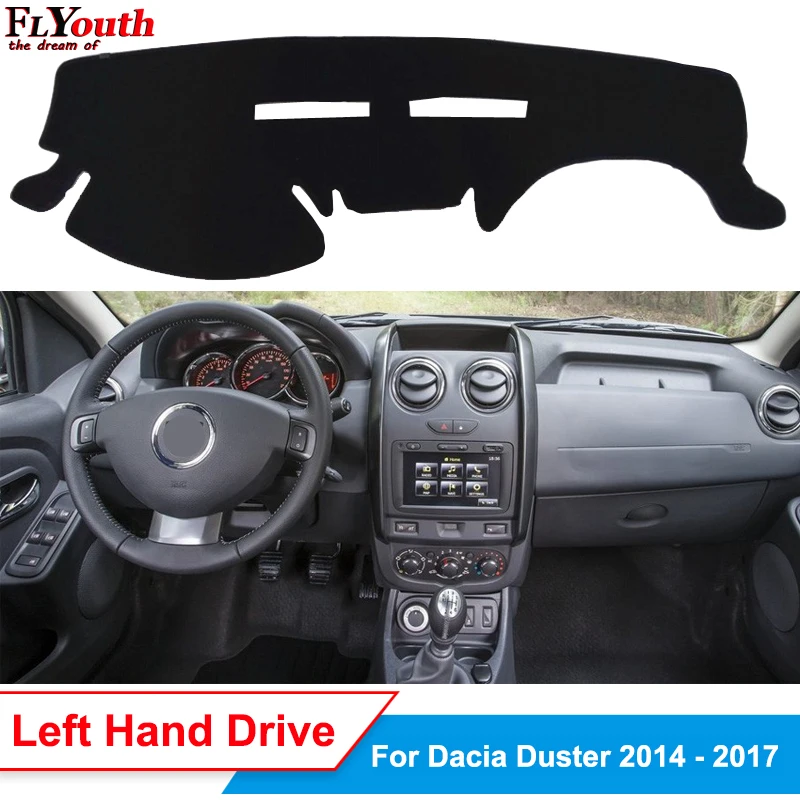 Крышка приборной панели автомобиля коврик для Dacia Duster 2014 2015 2016 2017 автомобильная