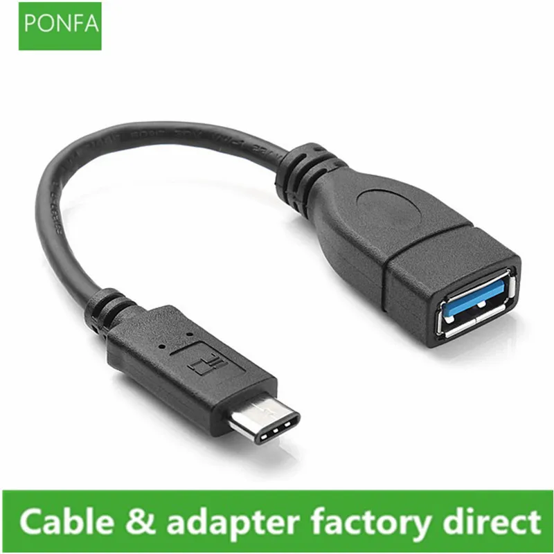 

Reversible Design USB 3.0 3.1 Type C Male Connector to A Female OTG Data adapter Cable cord for Tablet & Mobile Phone