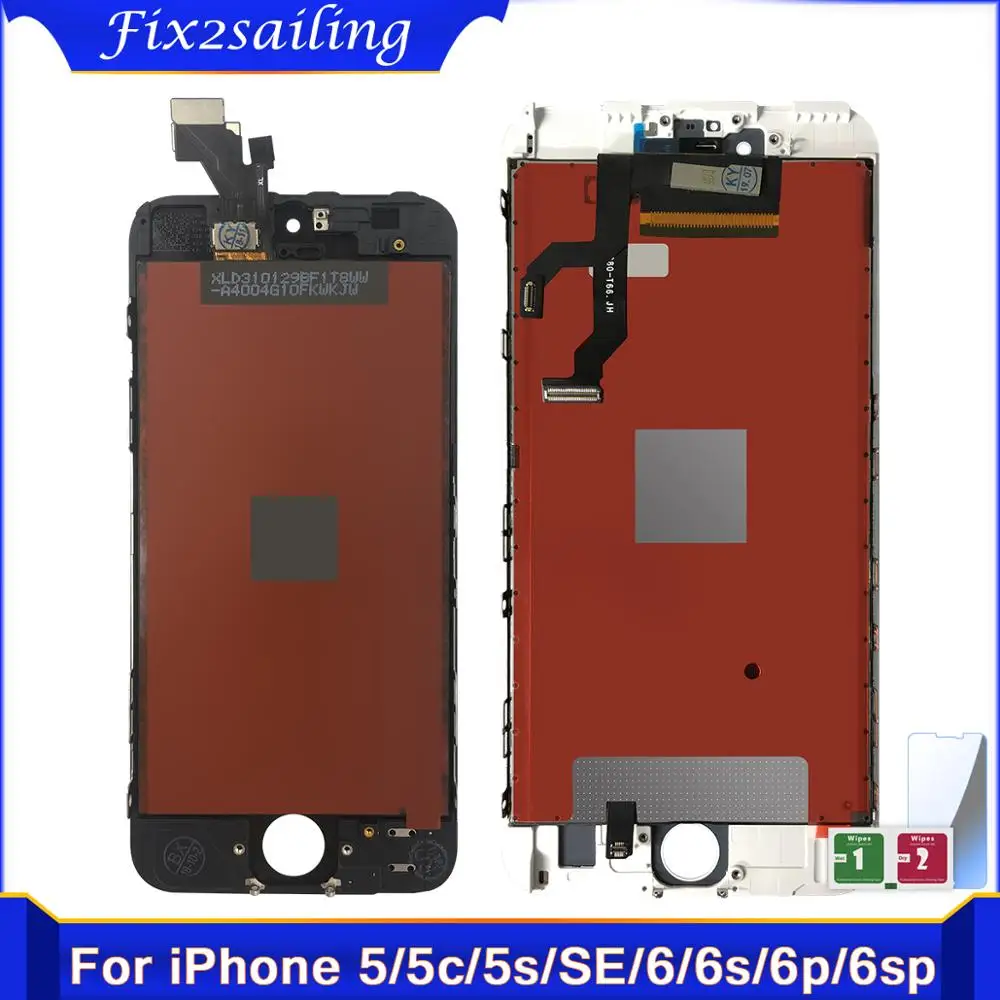 AAA + качественный ЖК-дисплей для Apple iPhone 5 5c SE сменный экран дигитайзер сенсорный в