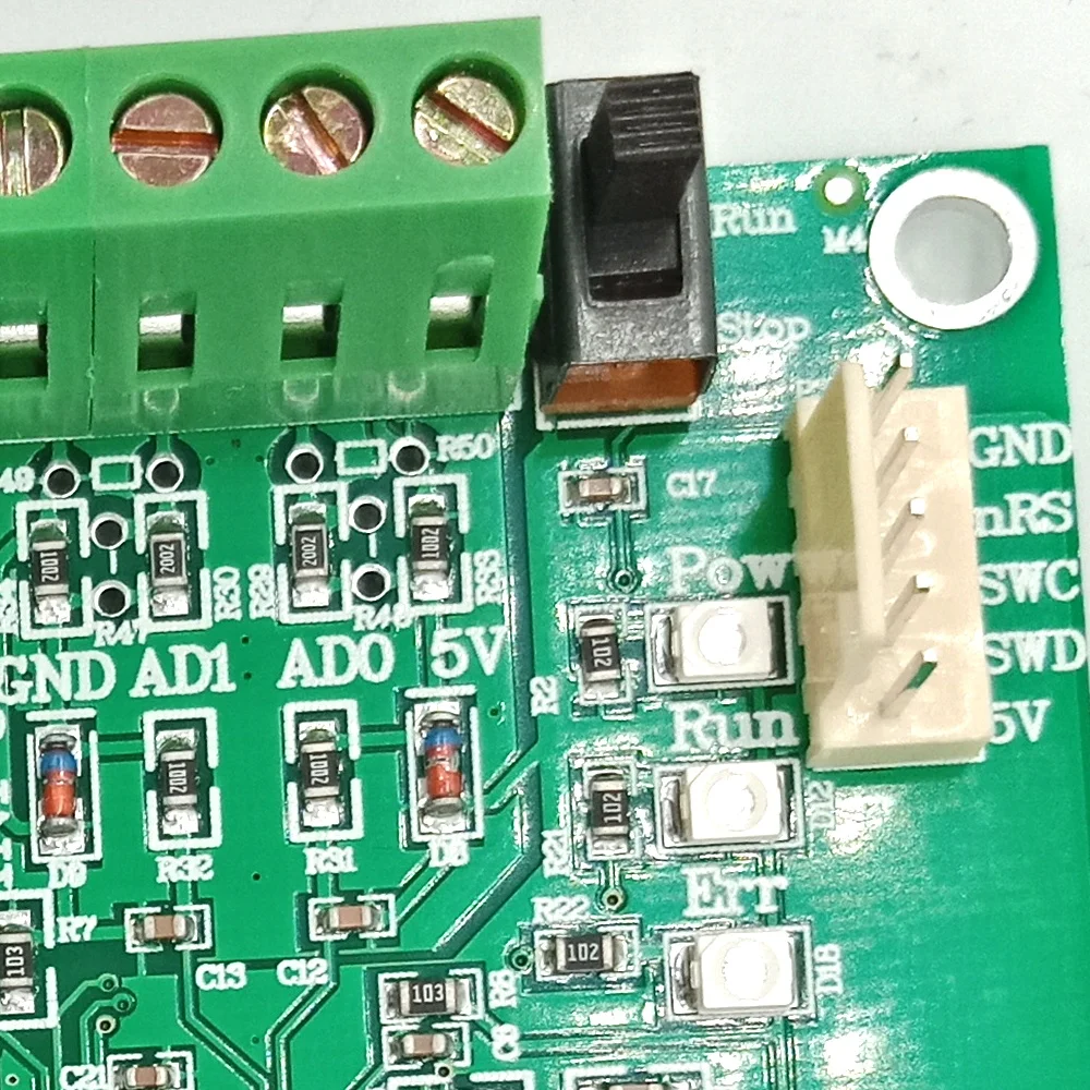 Программируемый логический контроллер plc FX2N 10MR STM32 MCU 6 вход 4 выход AD 0 10 В контроль