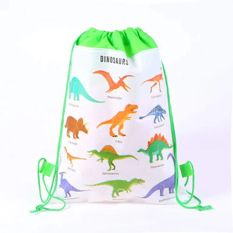 

Cute Dinosaur Drawstring bag for Girls Travel Storage Package Cartoon School Backpacks Children Birthday Party Favors