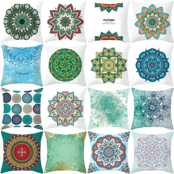 

Pillow Cover Cushion Covers National Mandala Print Pillowcloth Decoration for Home Car Bed Sofa Living Room