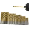 FGHGF 50PCS 4Sizes Mini Micro Round Shank Drill Bits Set Small Precision HSS Twist Drills For Angle Iron Wood Woodworking ► Photo 1/6