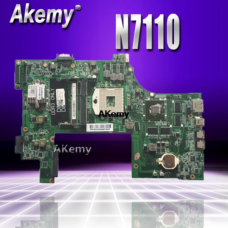 

Laptop motherboard for DELL N7110 PC Mainboard 09NWTG DAV03AMB8E1 full tesed DDR3