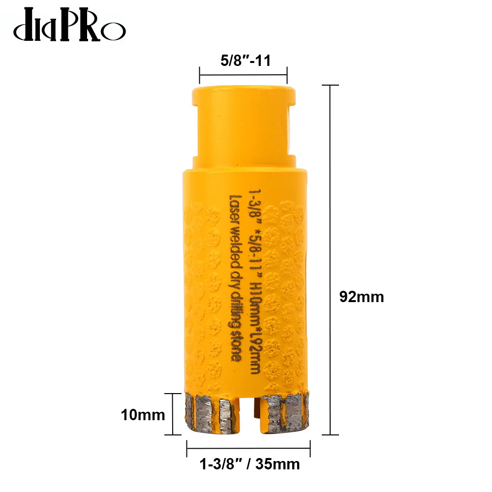 25-50mm 다이아몬드 화강암 드릴 비트 다이아몬드 코어 드릴 비트 돌 화강암 외부 및 내부 보호 레이저 용접 구멍 톱