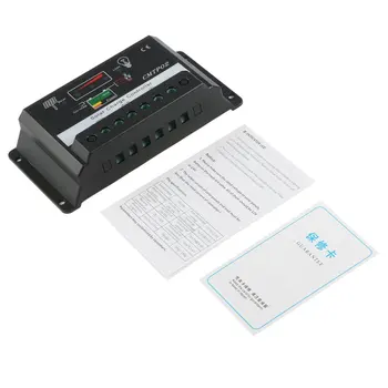 

0A PWM Solar Panel Battery Regulator Charge Controller 12V 24V Auto Switch 2018 NEW