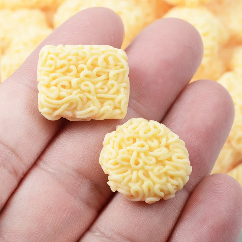 10 шт. Ramen Slime амулеты дополнение игрушки принадлежности аксессуары DIY наполнитель для пушистого прозрачного хрустящего слайма глина лапша кухонные игрушки