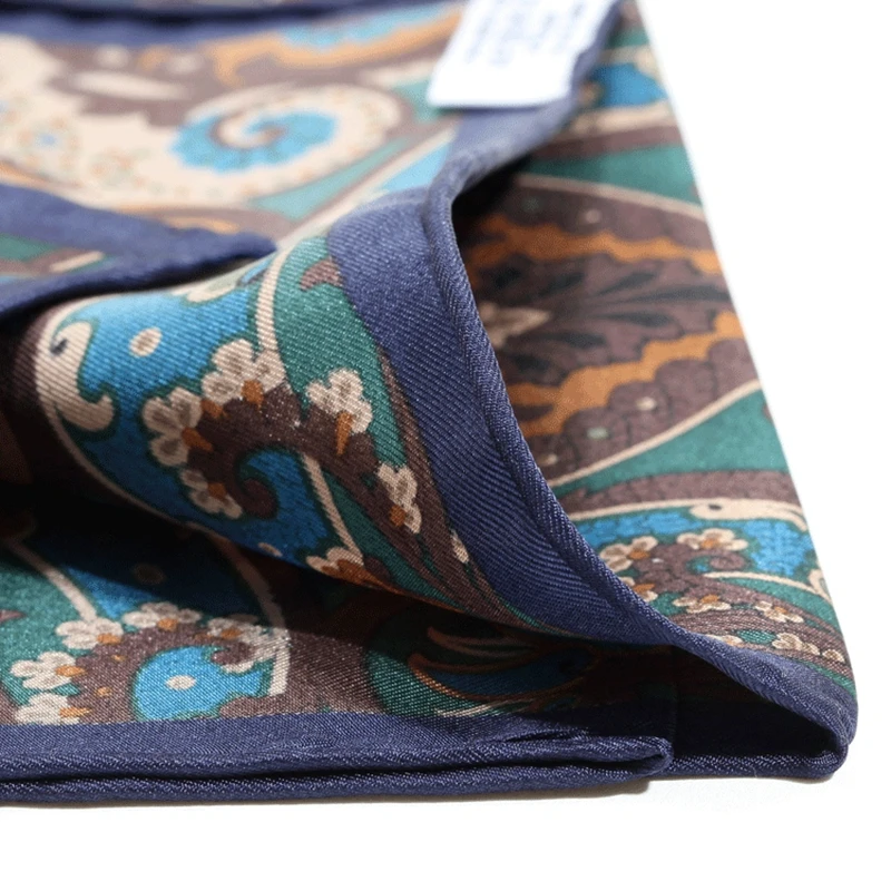 Мужские деловые костюмы Hankies Шелковый Карманный шарф с модными принтами