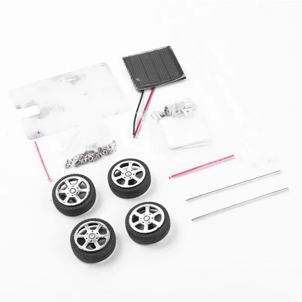 Diy мини игрушка на солнечных батареях набор игрушек автомобильный