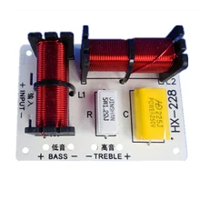 Главная делитель частоты аудио 2 Way профессиональная запасная крышка DIY акустическая система ВЧ бас Театр кроссовер активной фазе фильтр