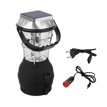 

Outdoor Emergency Lighting LED Rechargeable Battery Solar Hand-cranked Lamp For Hiking Camping Emergencies Hurricane EU Plug