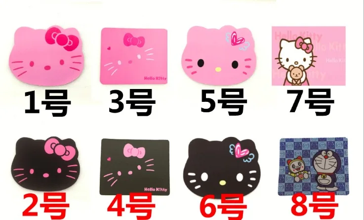 25 шт. 8 моделей kawaii коврик для мыши с котами Противоскользящий натуральный резиновый ПК компьютерный коврик для мыши для игр настольный коврик сувениры для вечеринки ко дню рождения