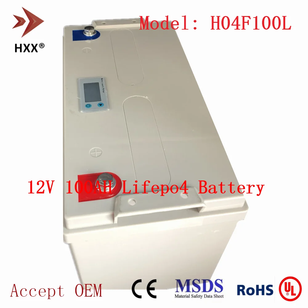 New 12V Lithium Iron Phosphate LiFePO4 Battery 3.2V 100AH 4 Cells Solar  Storage Inverter UPS EV LFP : : Garden & Outdoors