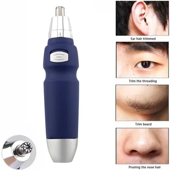 

Security Portable Nasal Wool Multifunctional Battery Powered Nose Trimmer Cut Gift Ear Hair For Men Cleaning Washed Clipper