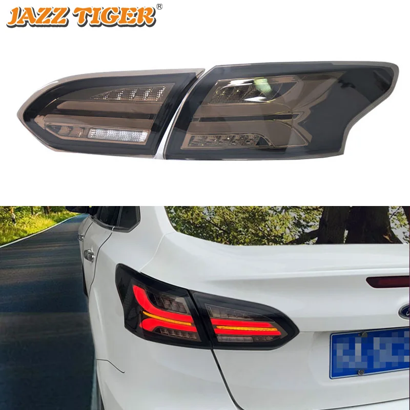 

Car LED Tail Light Taillight For Ford Focus 3 MK3 Sedan 2015 - 2018 Rear Fog Lamp + Brake Light + Reverse + Dynamic Turn Signal