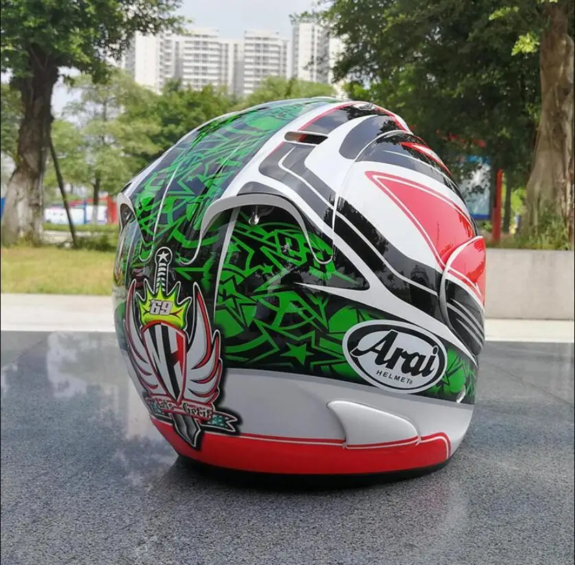 Для ARAI двойного применения мотоциклетный шлем в виде черепа Новинка Ретро-шлем полушлем для мотоцикла Размер m-xxl