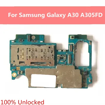 

100% Unlock for Samsung Galaxy A30 A305FD Motherboard Original Mainboard With Android Logic Board For Galaxy A30 Free Shipping