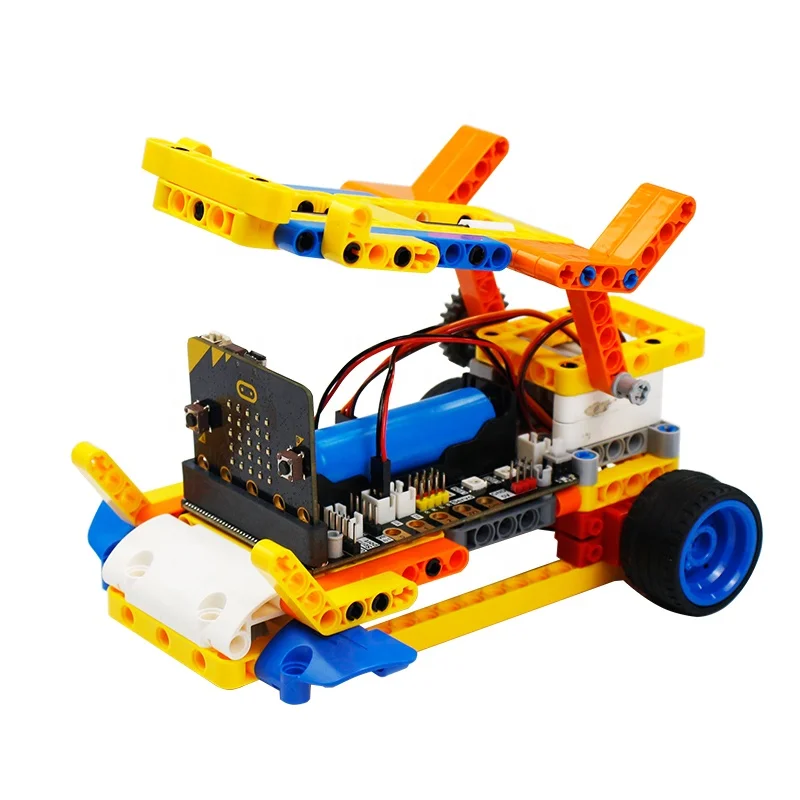 Newest STEAM DIY Programmable Robot Kit BBC Micro bit Smart Robot Car Kit Compatible with Building 5