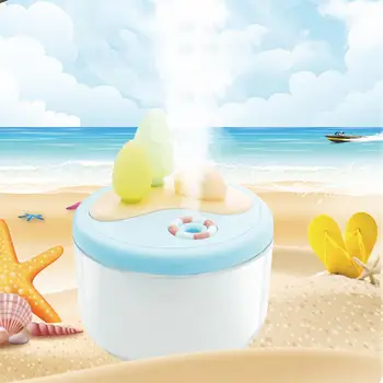 

350ml USB Air Humidifier Cartoon Shaped Aroma Essential Oil Diffuser Timing Ultrasonic Air Humidifier Home with LED Night Light