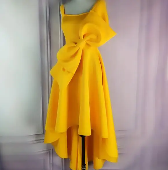 

Женское платье вечернее Вечерние платья ассиметричного кроя подол с галстуком-бабочкой; Модные офисные туфли; Формальные дропшипинг