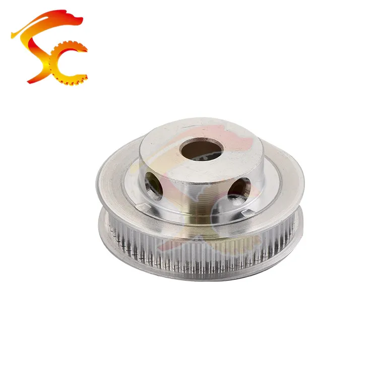 

50PCS/LOT 3D printer pulley GT2 60teeth bore 5mm 6.35mm 8mm 10mm 12mm 2GT 60 teeth timing pulley fit for GT2 belt width 6mm