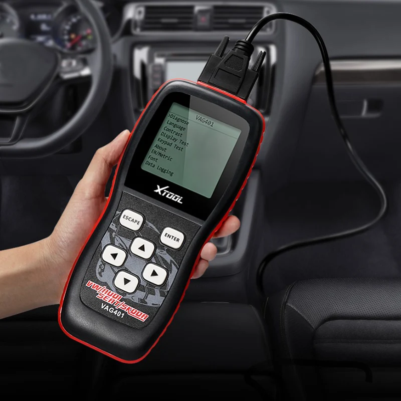 XTOOL VAG401 OBD2 считыватель кодов для VW/AUDI/SEAT/SKODA OBD II Авто диагностический инструмент и