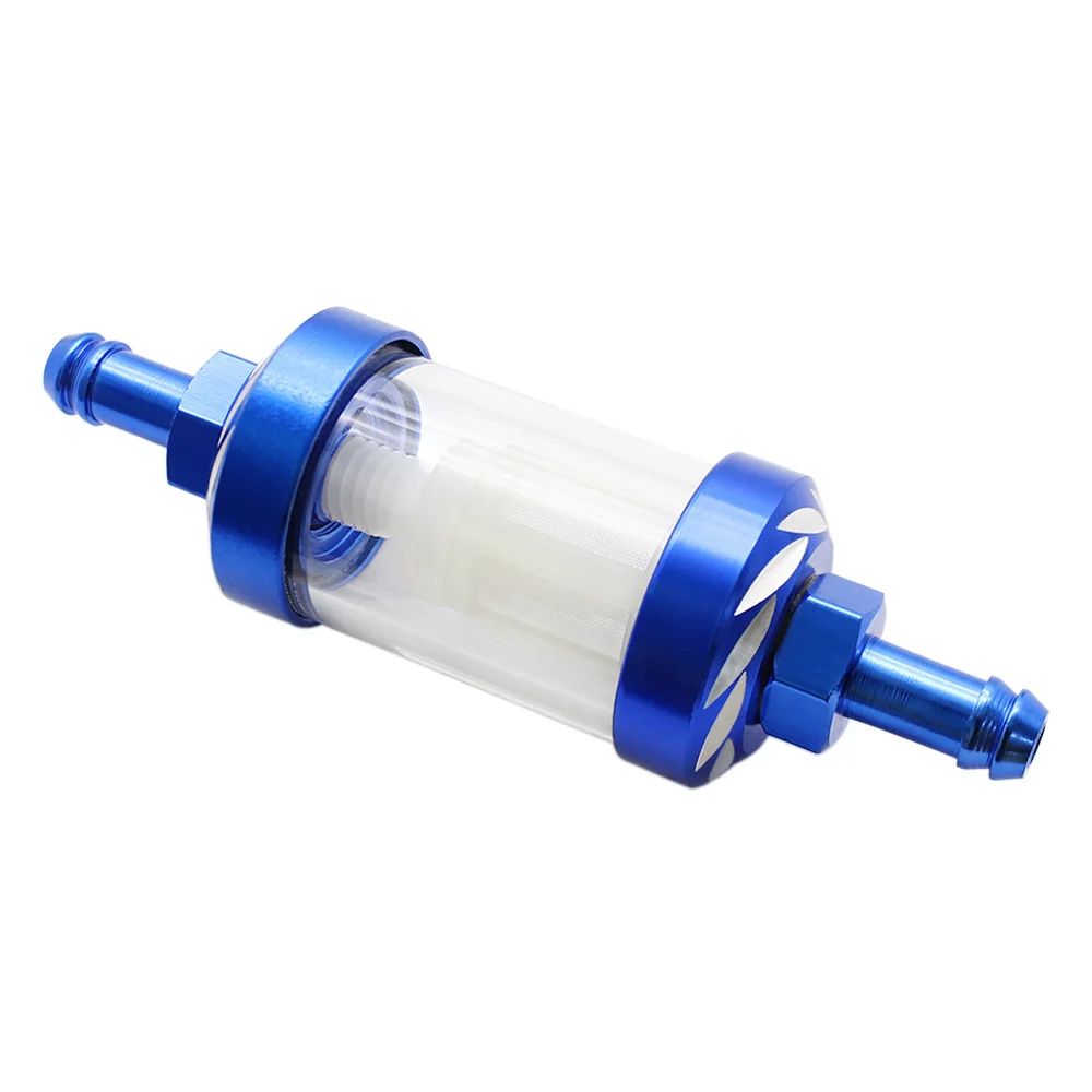 Nuoxintr Gas Fuel Oil Filters Fuel filter Motorcycle Accessories For ATV Dirt Pit Bike Automobile Motor Filtro 8mm CNC Universal