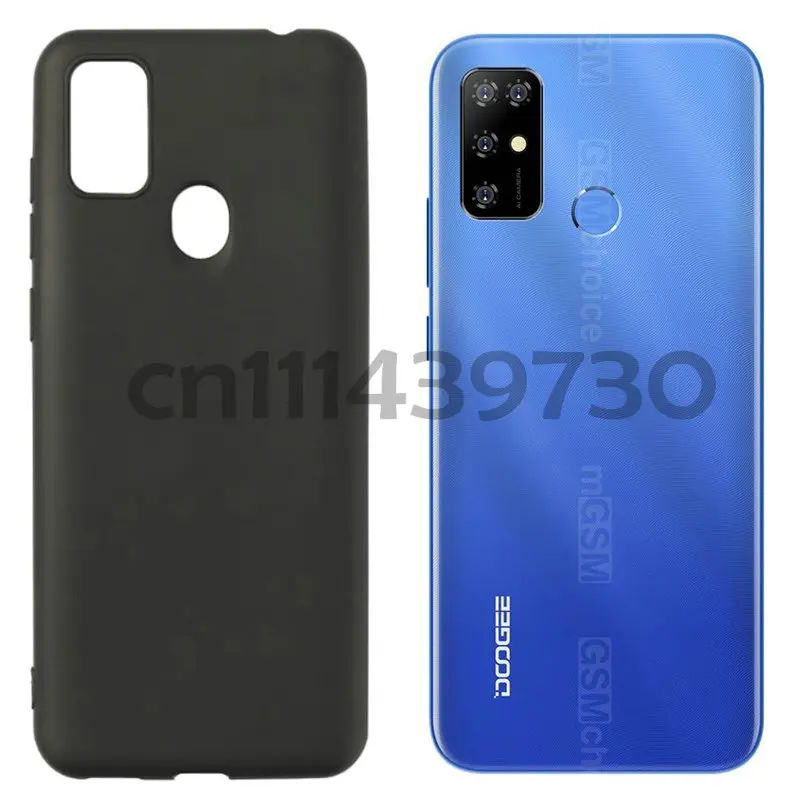 Чехол Для DOOGEE X96 PRO черный мягкий матовый защитный чехол из ТПУ Doogee Pro | Мобильные