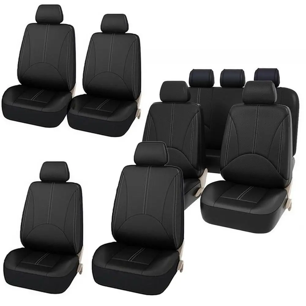 Универсальный чехол для автомобильных сидений из искусственной кожи чехлы для автомобильных сидений 2 типа четыре сезона защита для автомобильных сидений