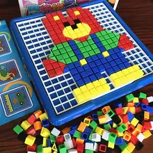 240x240x65 мм головоломка для детей, игрушка, горячая Распродажа, пластиковые художественные строительные блоки, подарок, детские развивающие игрушки, детские подарочные принадлежности